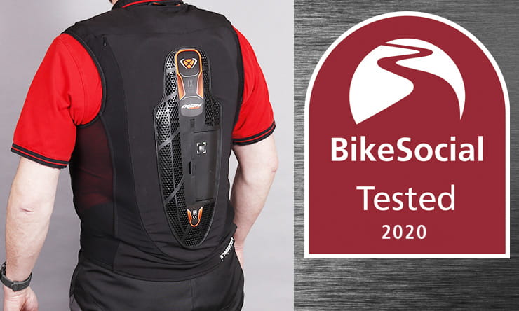 Full review of the Ixon airbag vest with In&Motion tech. Is it worth buying this self-contained motorcycle safety kit that works with all bike jackets?